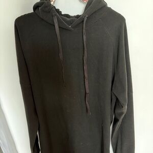 Tentree Black Longline Hoodie Women’s Small